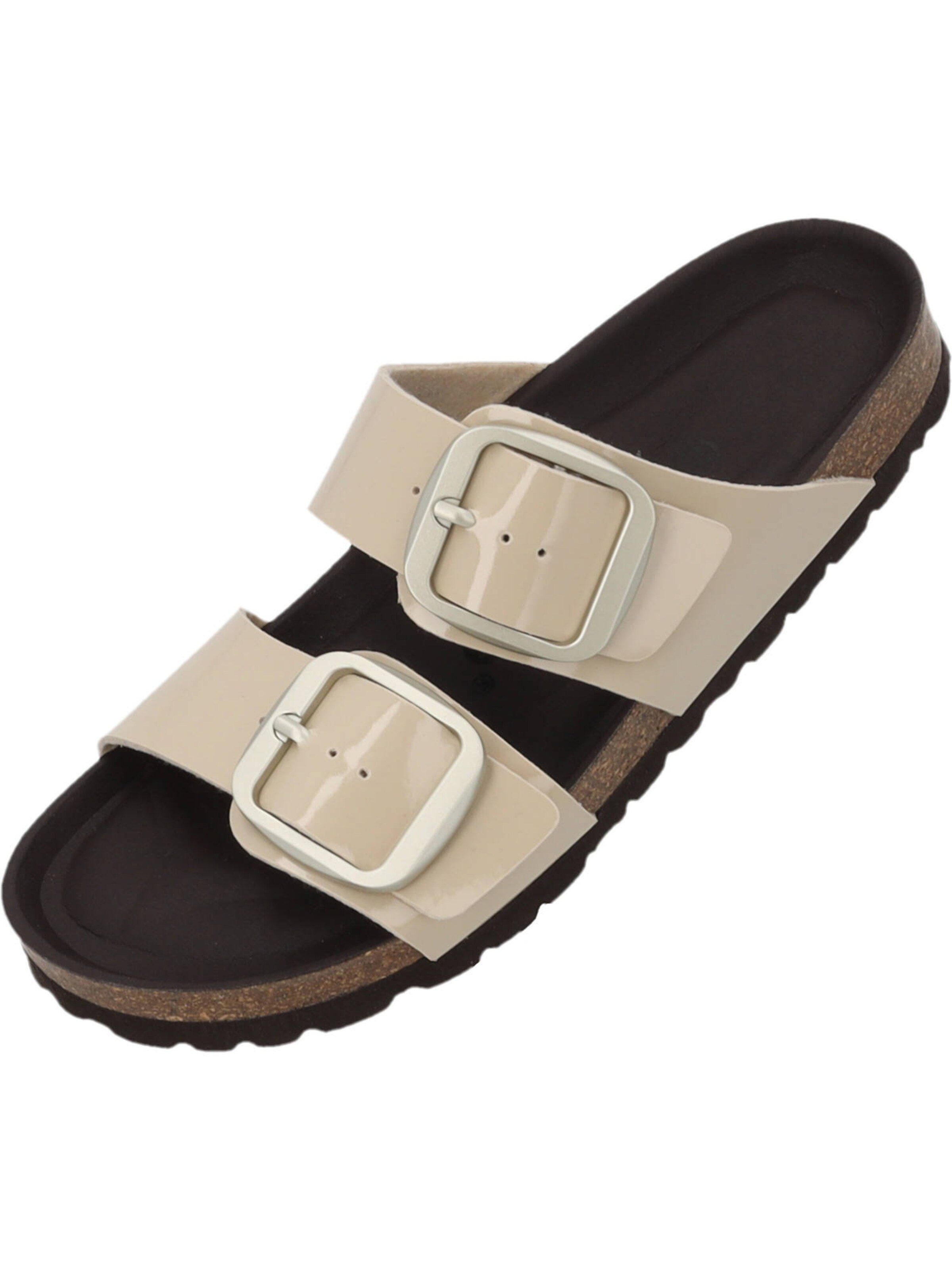 Palado Pantolette 'Samos' in Beige: Vorderseite