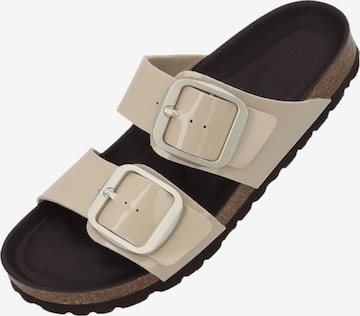 Palado Pantolette 'Samos' in Beige: Vorderseite