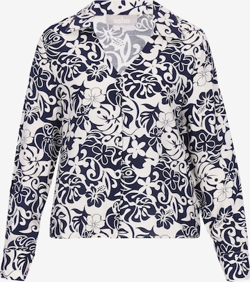 Chemisier Usha en bleu : devant