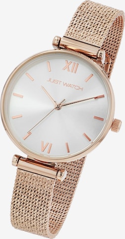 Just Watch Analog Watch in Gold: front