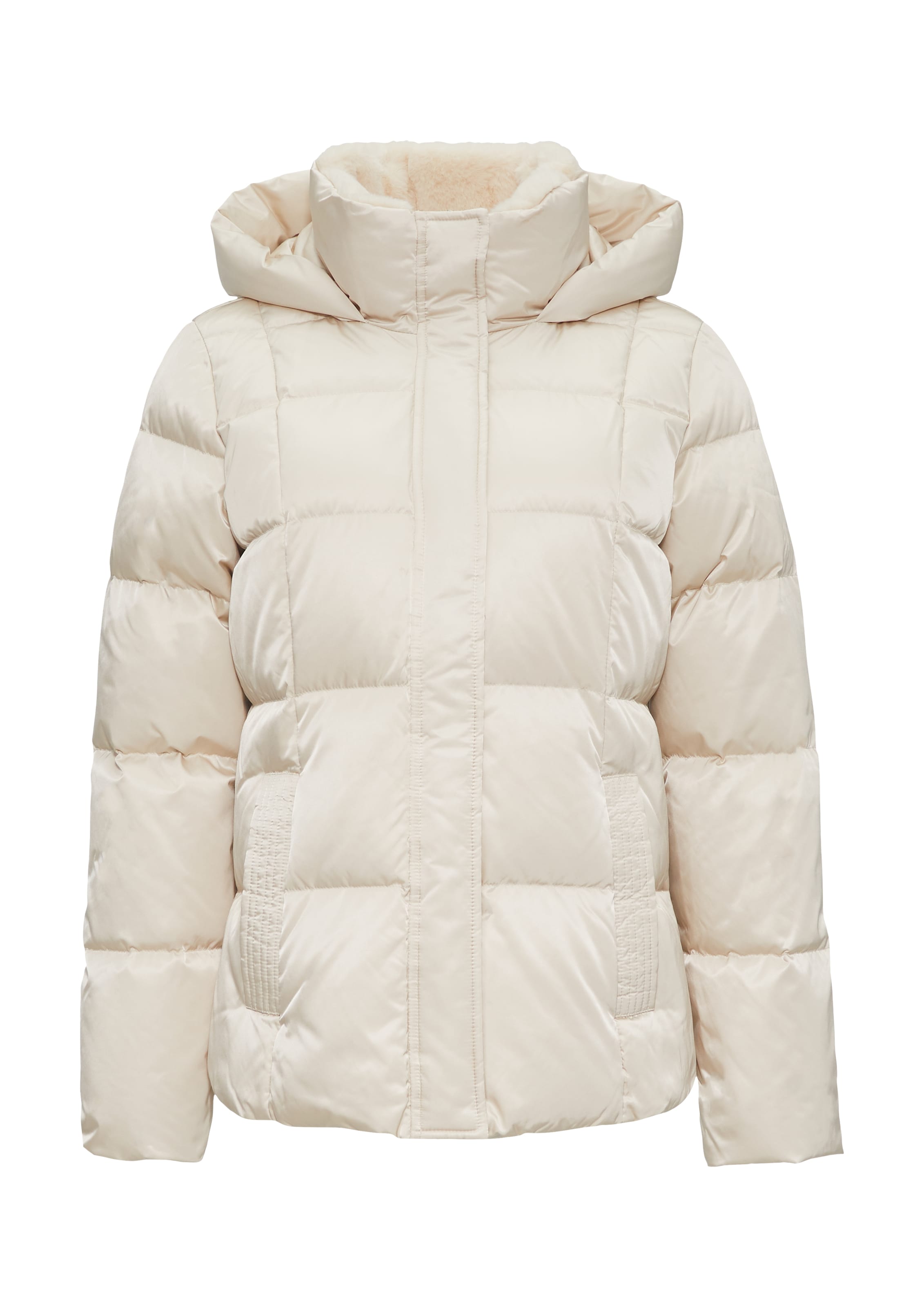 COMMA Winterjacke in Beige: Vorderseite