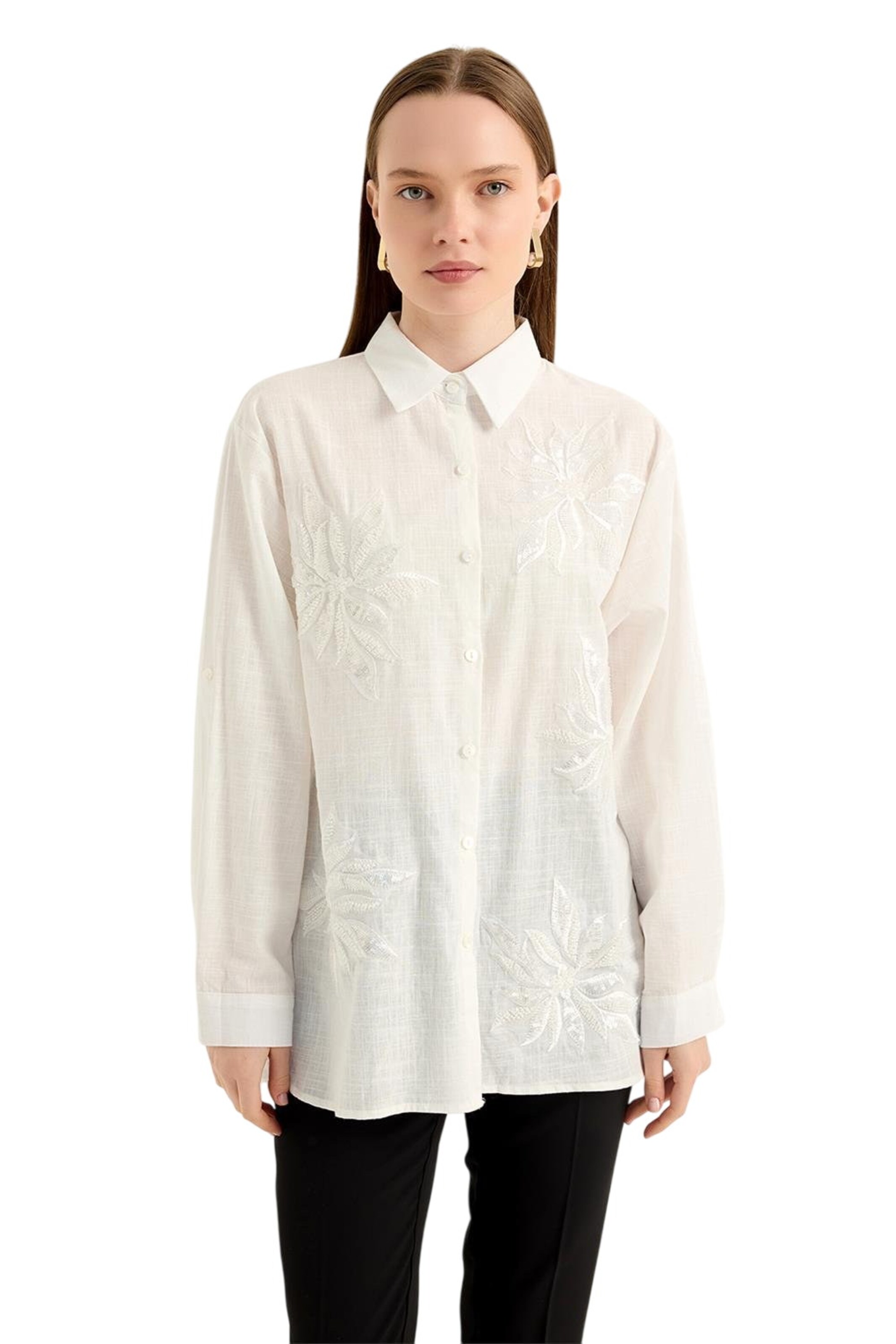 HOME STORE Blouse in White: front