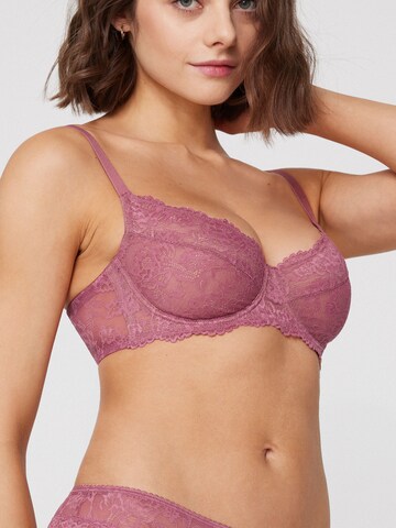 Tezenis Balconette Bra 'Paris' in Pink