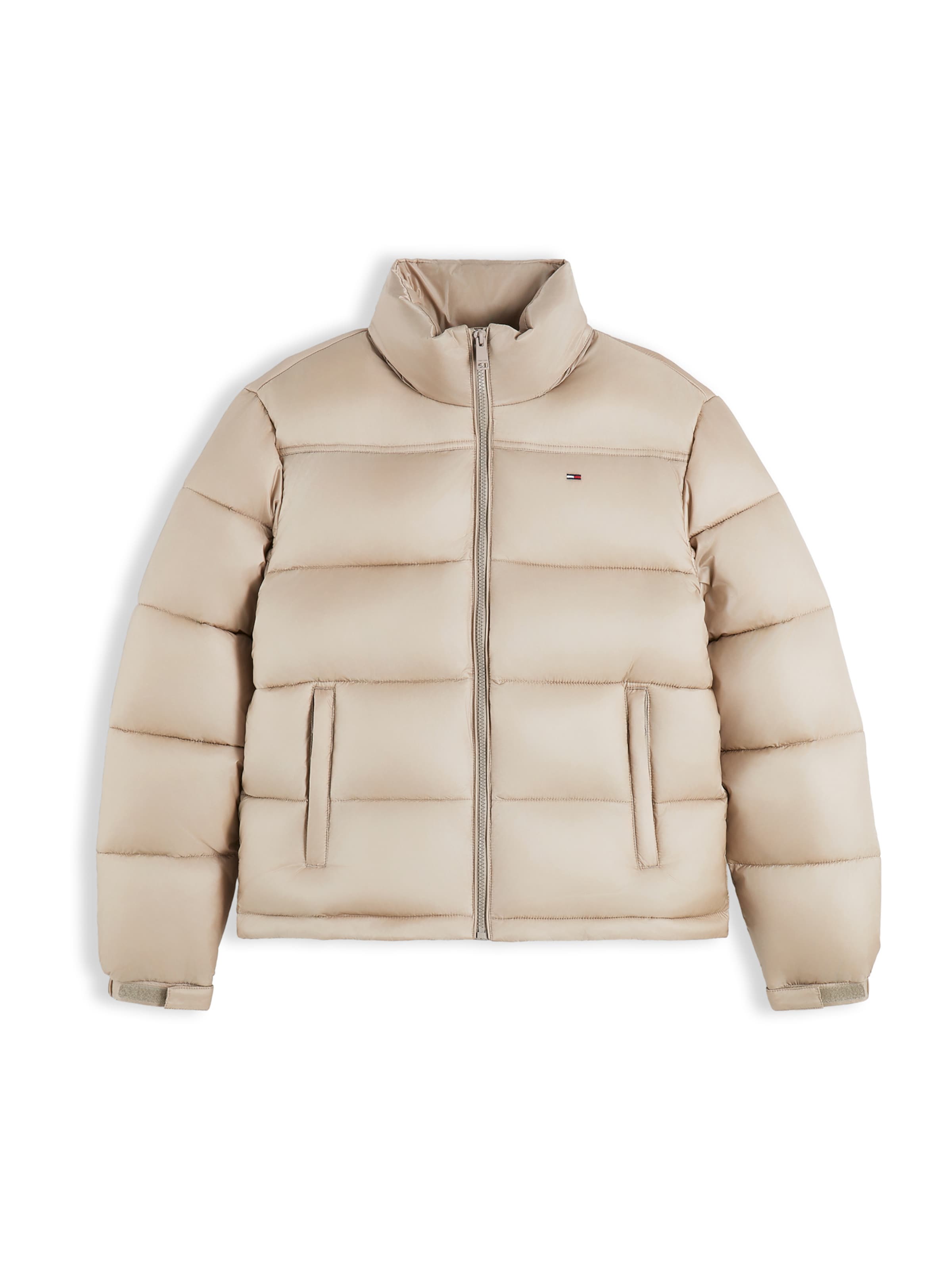 Tommy Jeans Átmeneti dzseki 'ESS' - szürke: elől