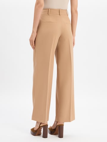 JOOP! Regular Pleat-front trousers ' Paris ' in Brown
