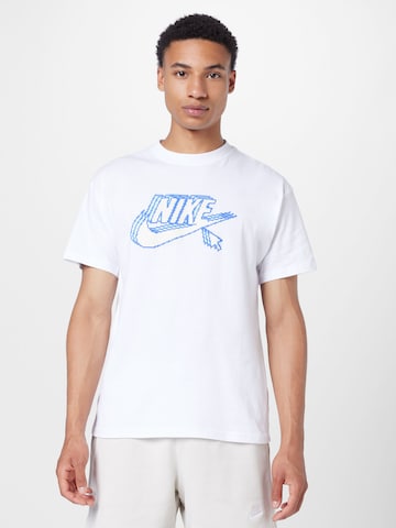 Nike Sportswear Särk 'Futura', värv valge: eest vaates