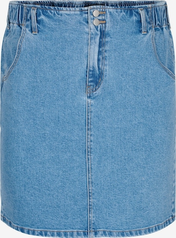 Zizzi Skirt 'JVILMA' in Blue: front