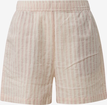 Loosefit Pantalon QS en beige : devant