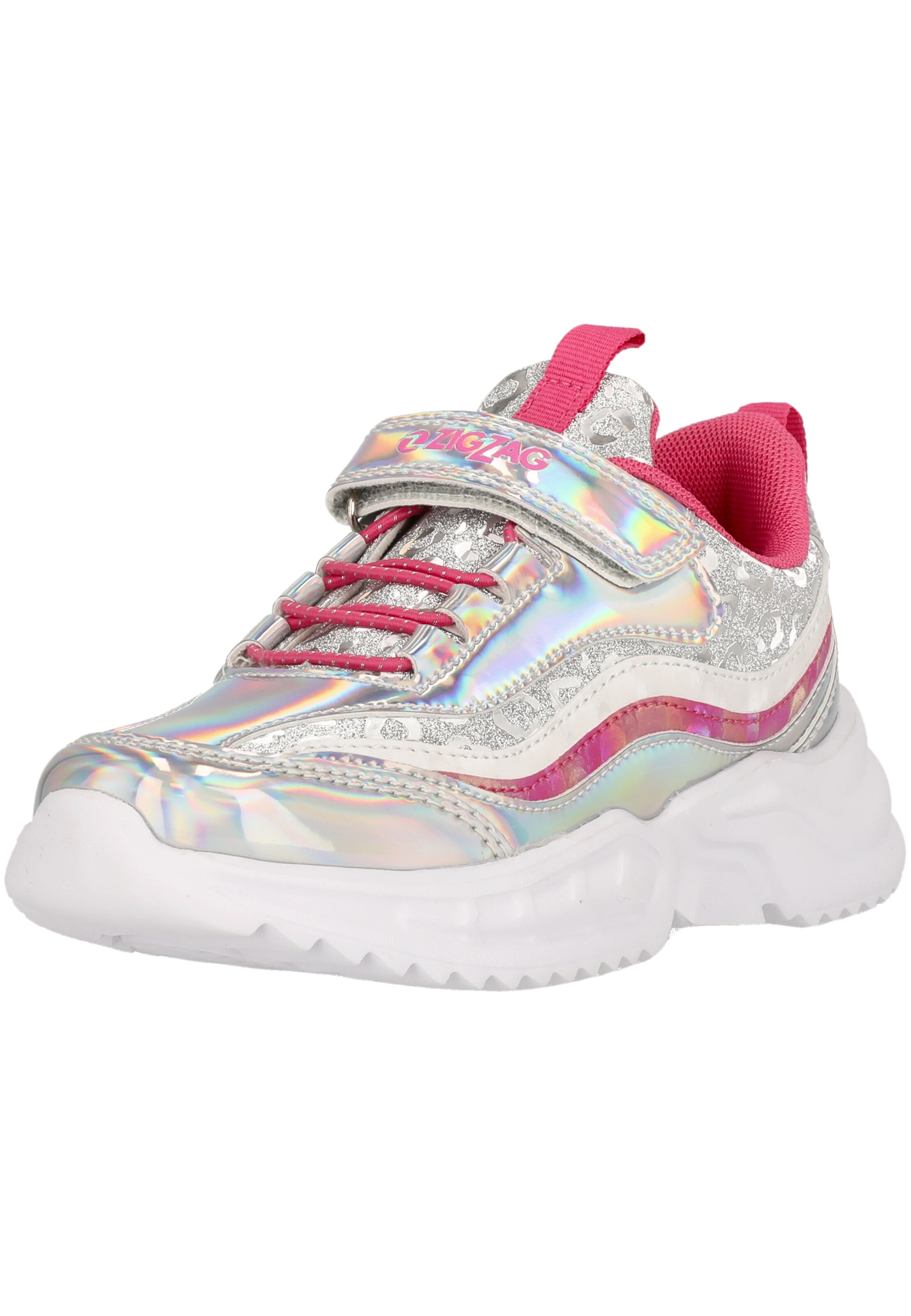 ZigZag Sneaker 'Lassis' in Silber: Vorderseite