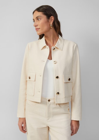 s.Oliver BLACK LABEL Tussenjas in Beige: voorkant