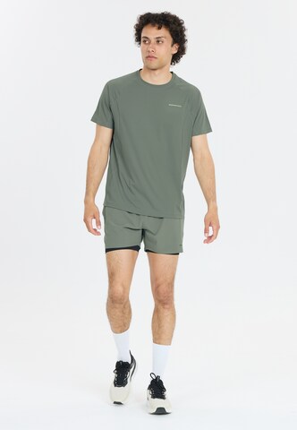 ENDURANCE Regular Sportshorts 'Kros' in Grün