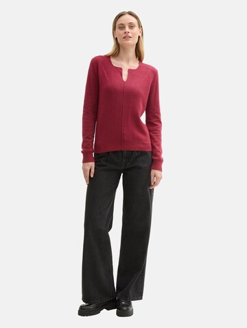 Pull-over TOM TAILOR en rouge