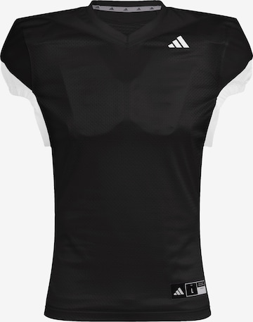 ADIDAS PERFORMANCE - Camiseta de fútbol 'Press Coverage' en negro: frente