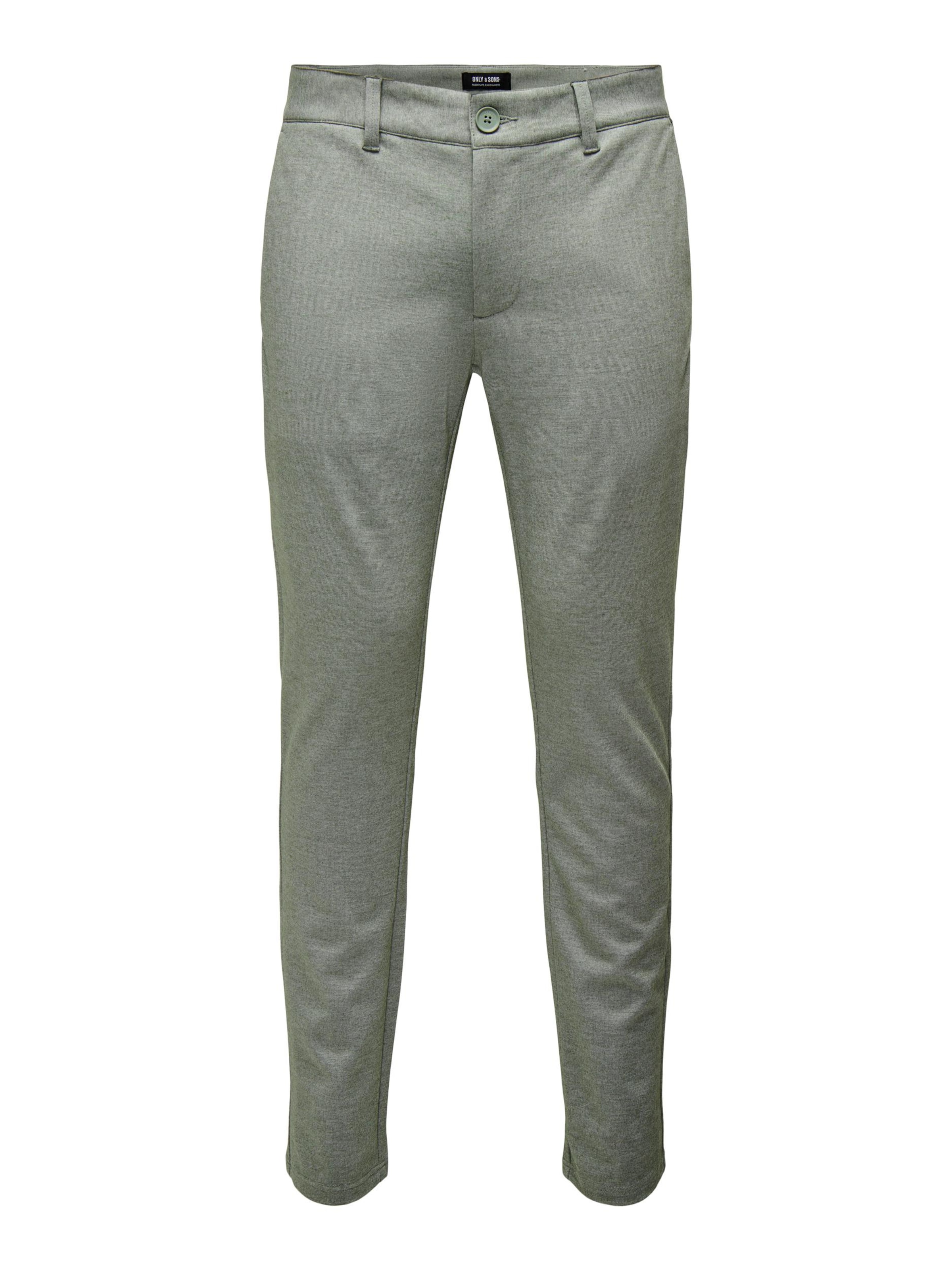 Only & Sons Úzky strih Chino nohavice 'ONSMark' - Zelená: predná strana