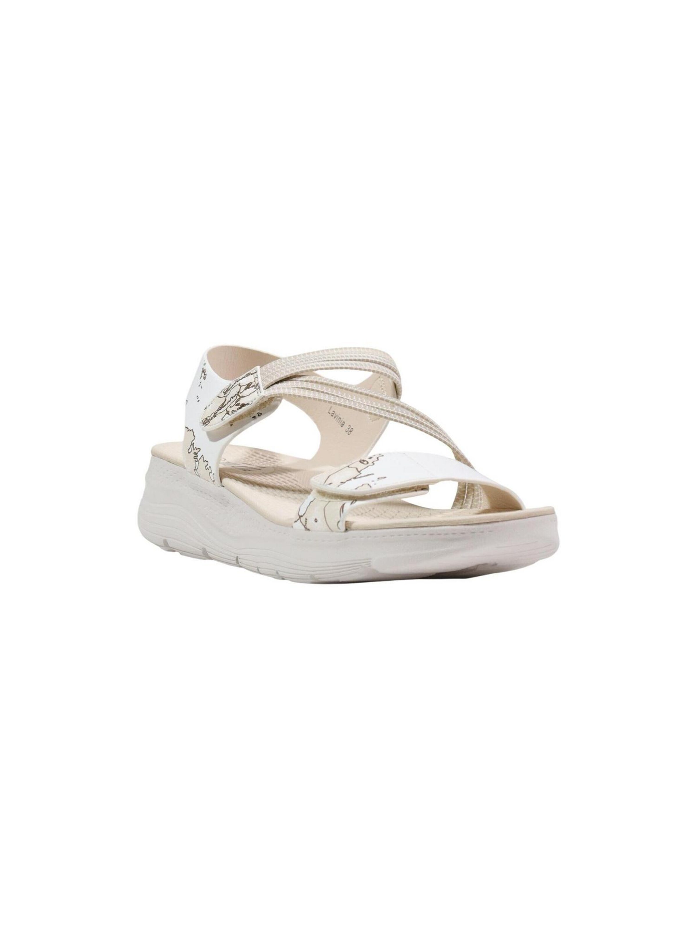 Alviero Martini 1a clase - Sandalias 'WEDGE H50 1410 9752' en blanco: frente