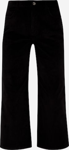 s.Oliver Wide leg Broek in Zwart: voorkant