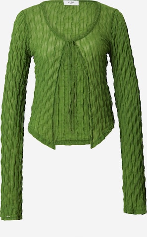 sry dad. co-created by ABOUT YOU Blouse 'Caro' in Groen: voorkant