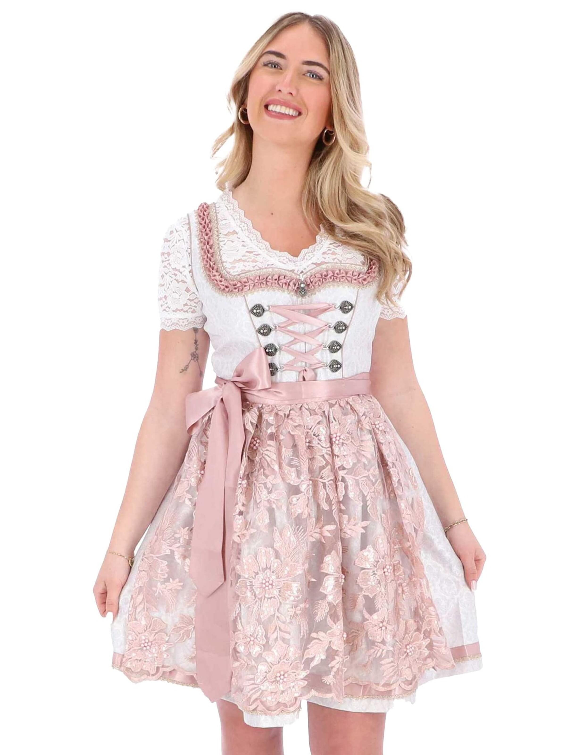 Steigenhöfer Dirndl 'Vicky' in Pink: front