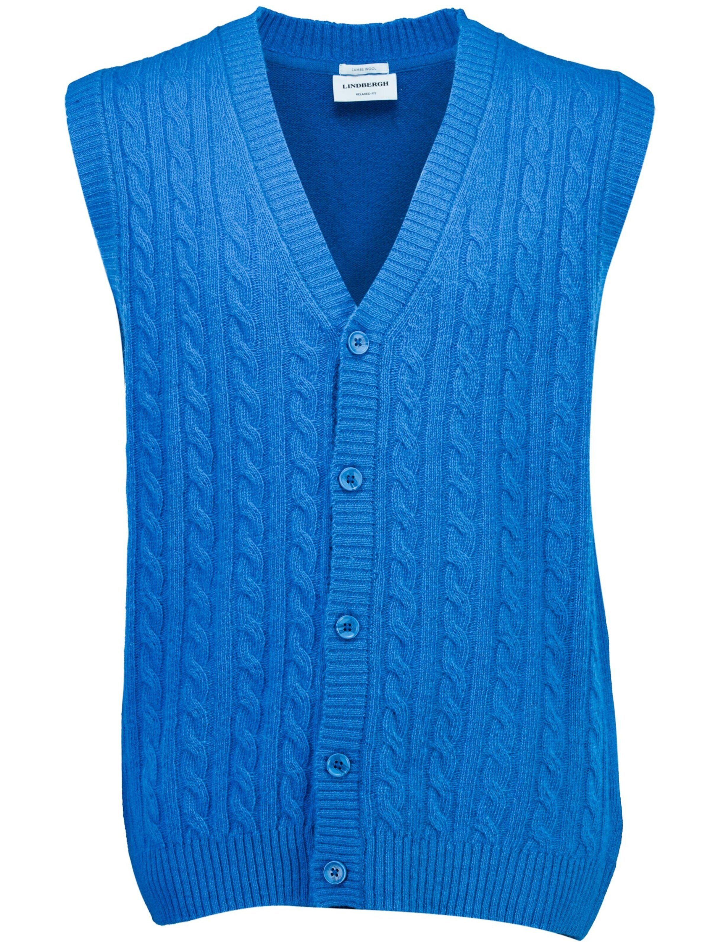 Canottiera di Lindbergh in blu: frontale