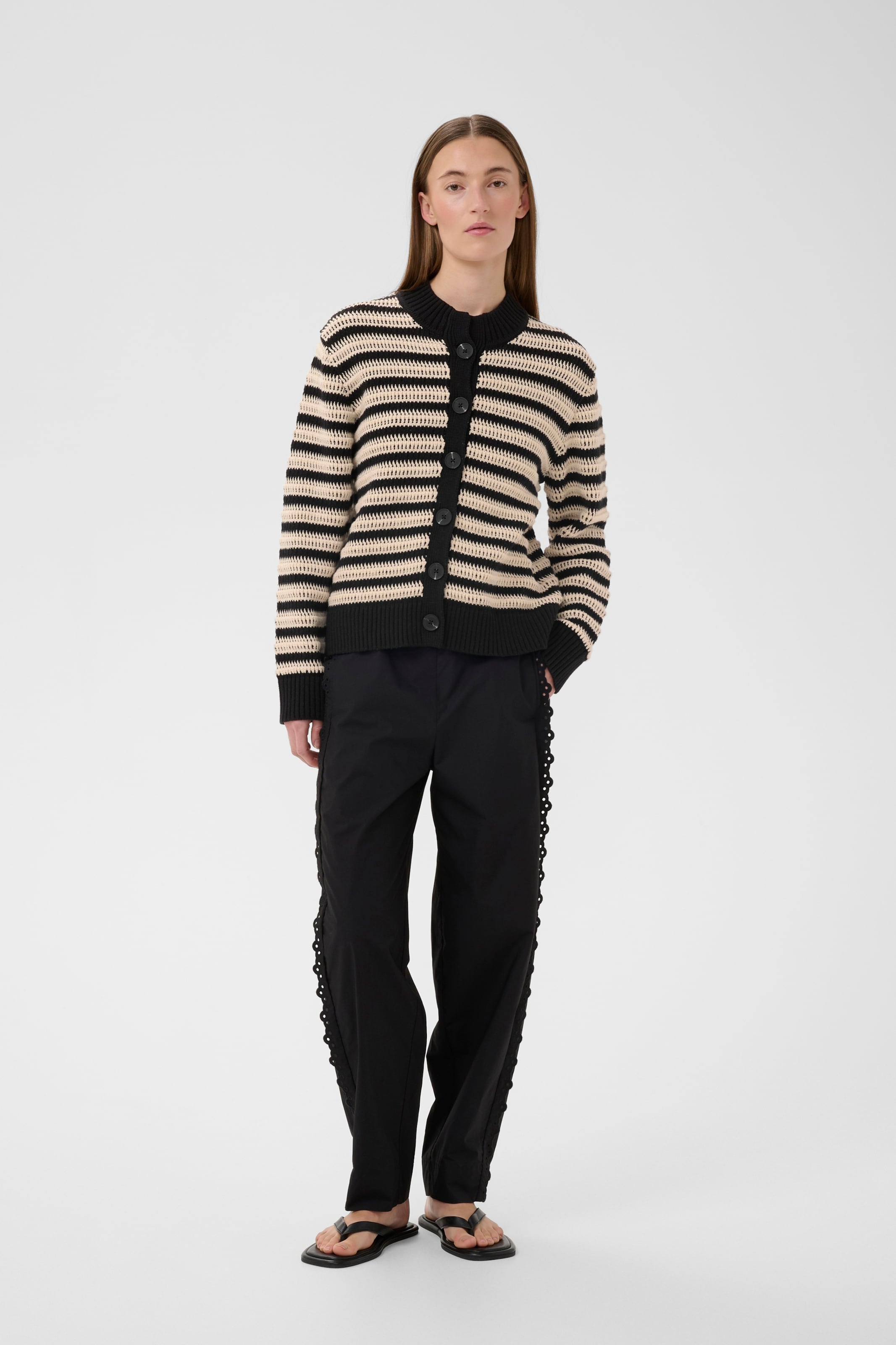 InWear Knit Cardigan in Black