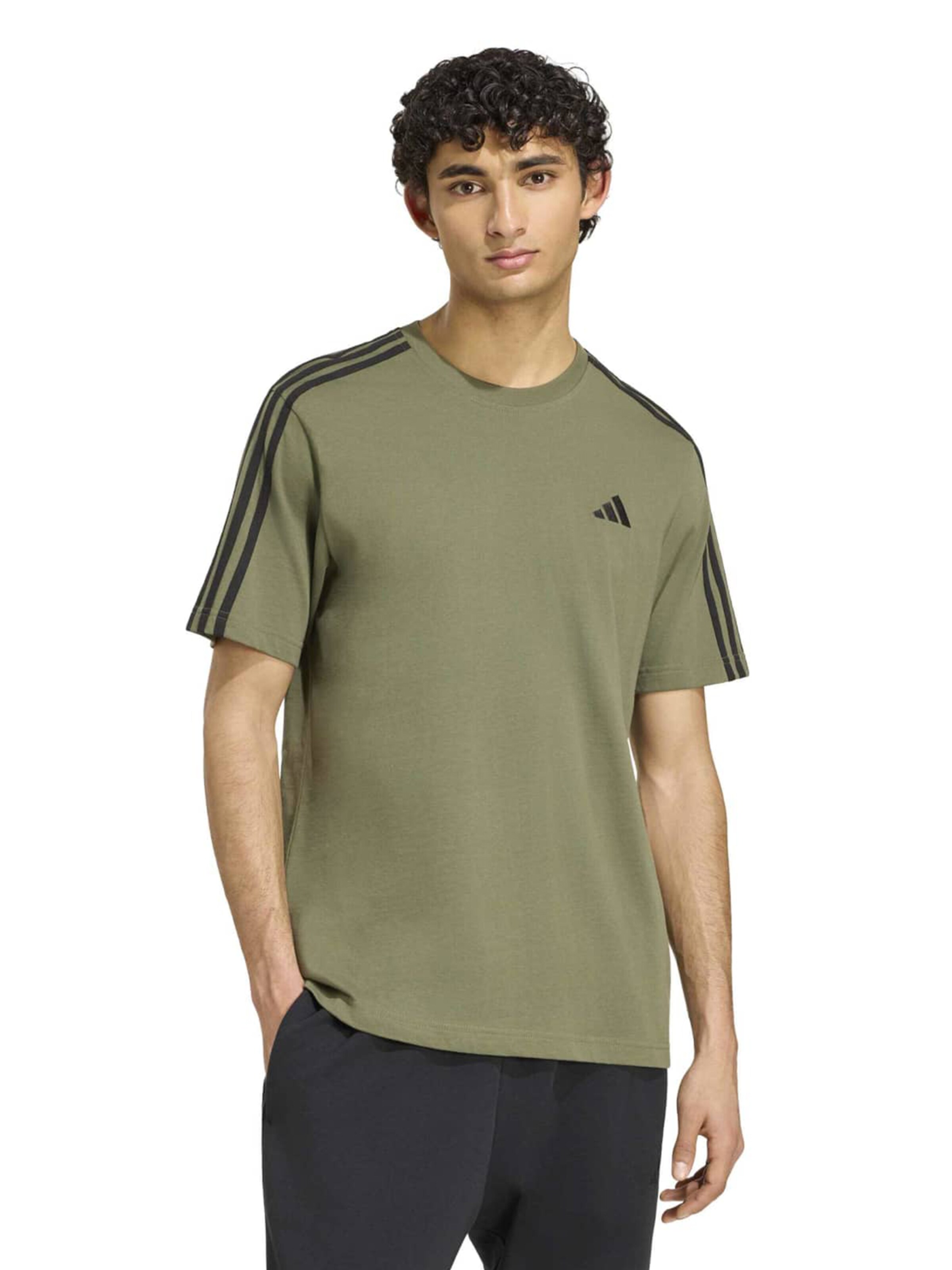 ADIDAS SPORTSWEAR Performance Shirt 'Essentials' in Green: front