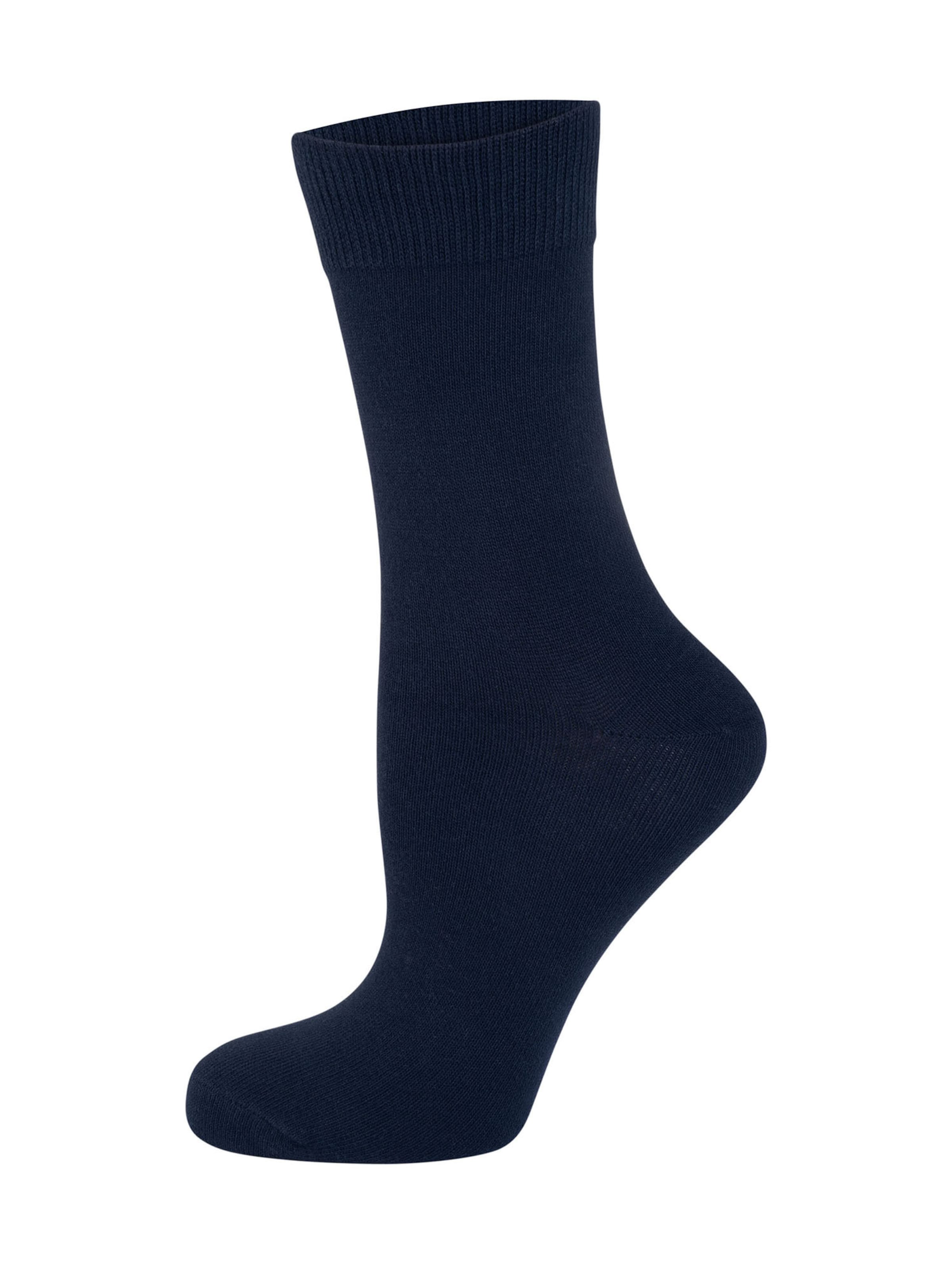 Nur Die - Meias ' Classic Komfortbund ' em azul