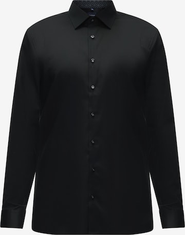 Camicia business di OLYMP in nero: frontale