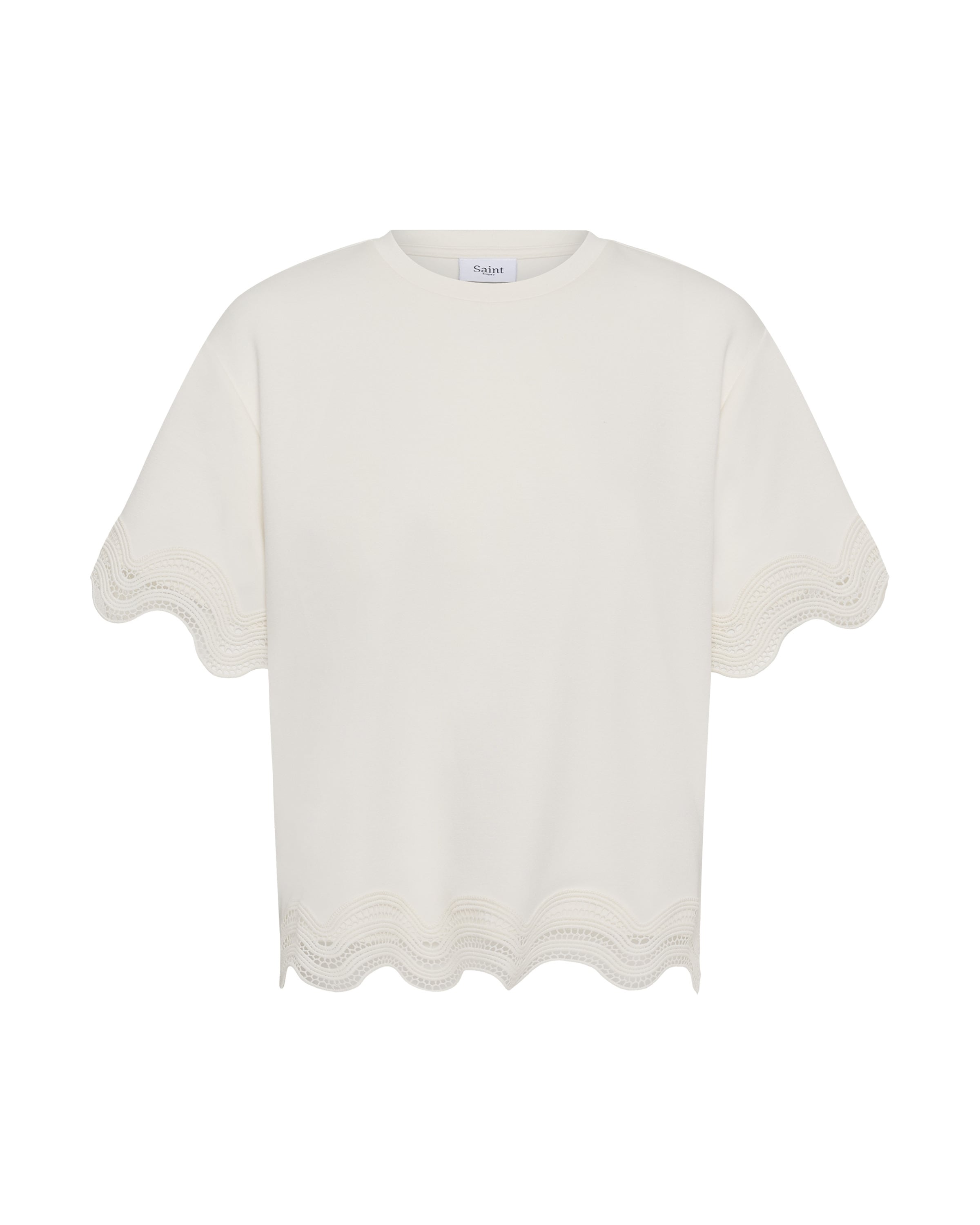 T-shirt 'Umila' SAINT TROPEZ en blanc : devant