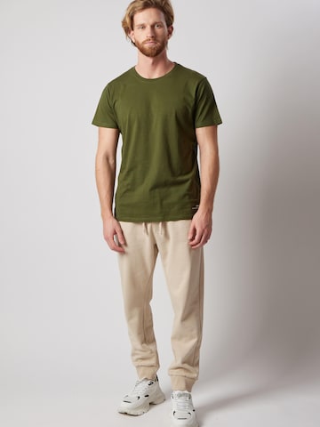 OWN Off With Nature Regular Broek 'Joggers Felpati' in Beige