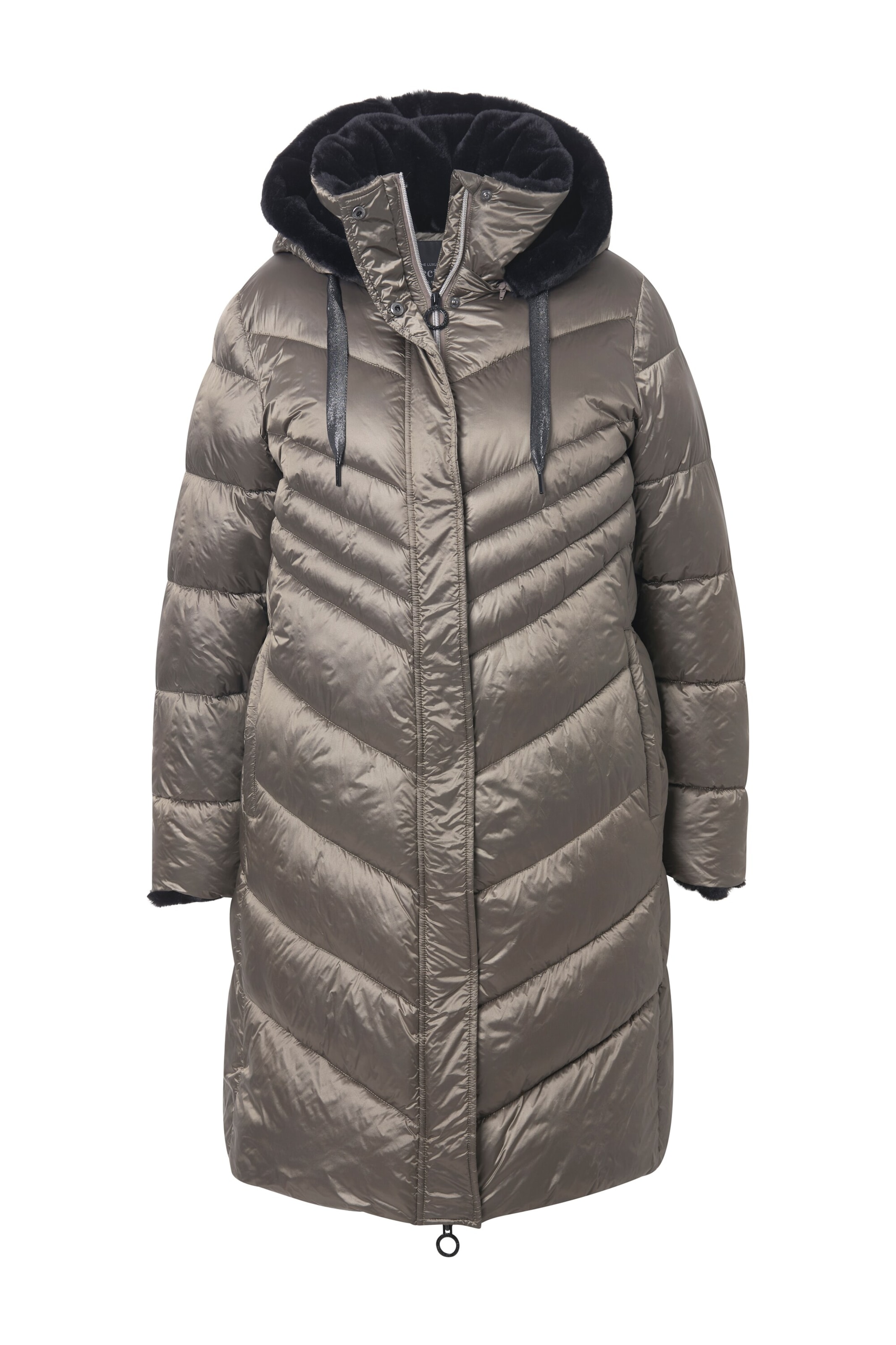 Ulla Popken Mantel in dunkelgrau, Produktansicht