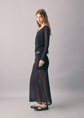 MANGO TEEN Shirt 'Linda' in Black