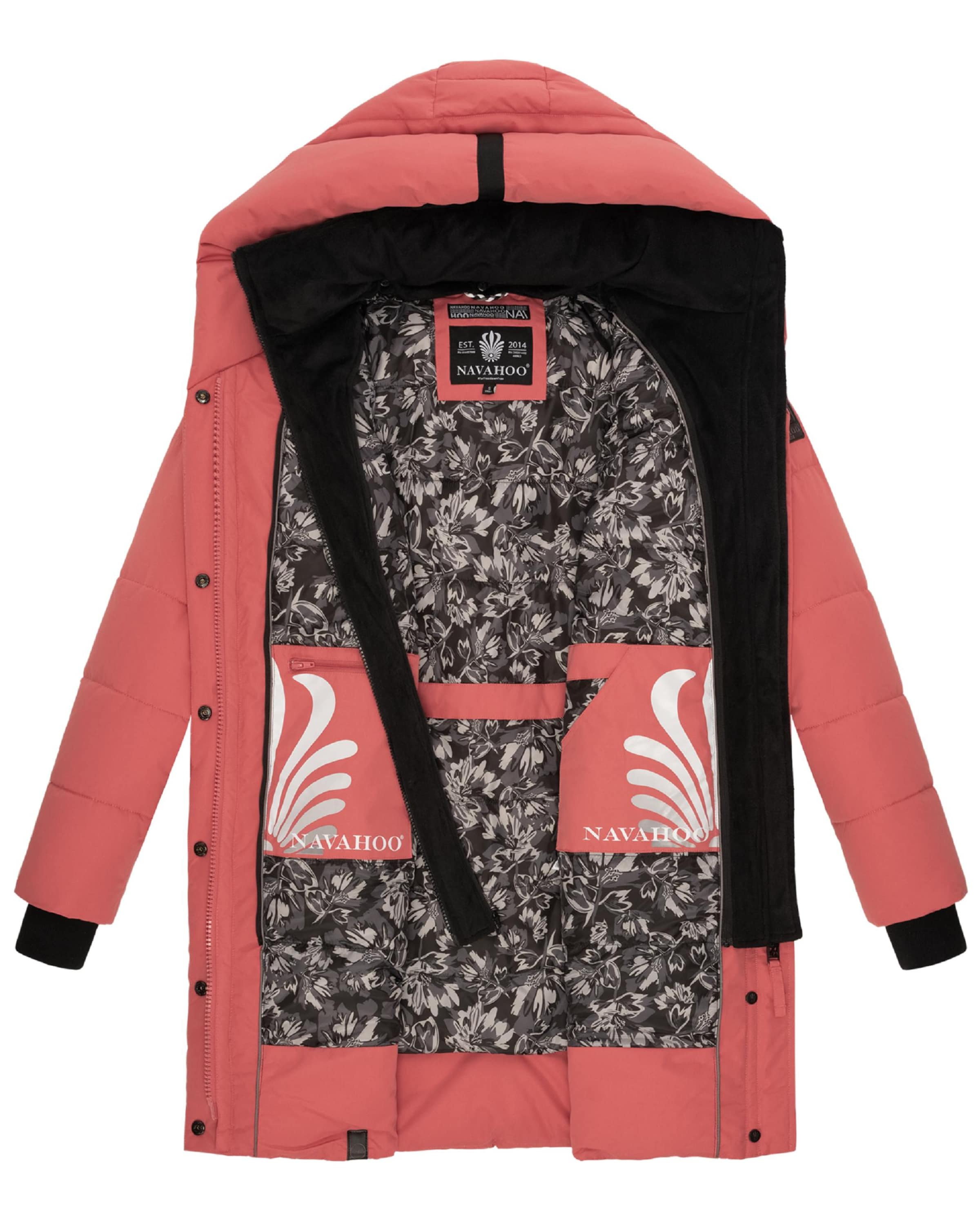 NAVAHOO Talvemantel 'Knutschilein', värv roosa