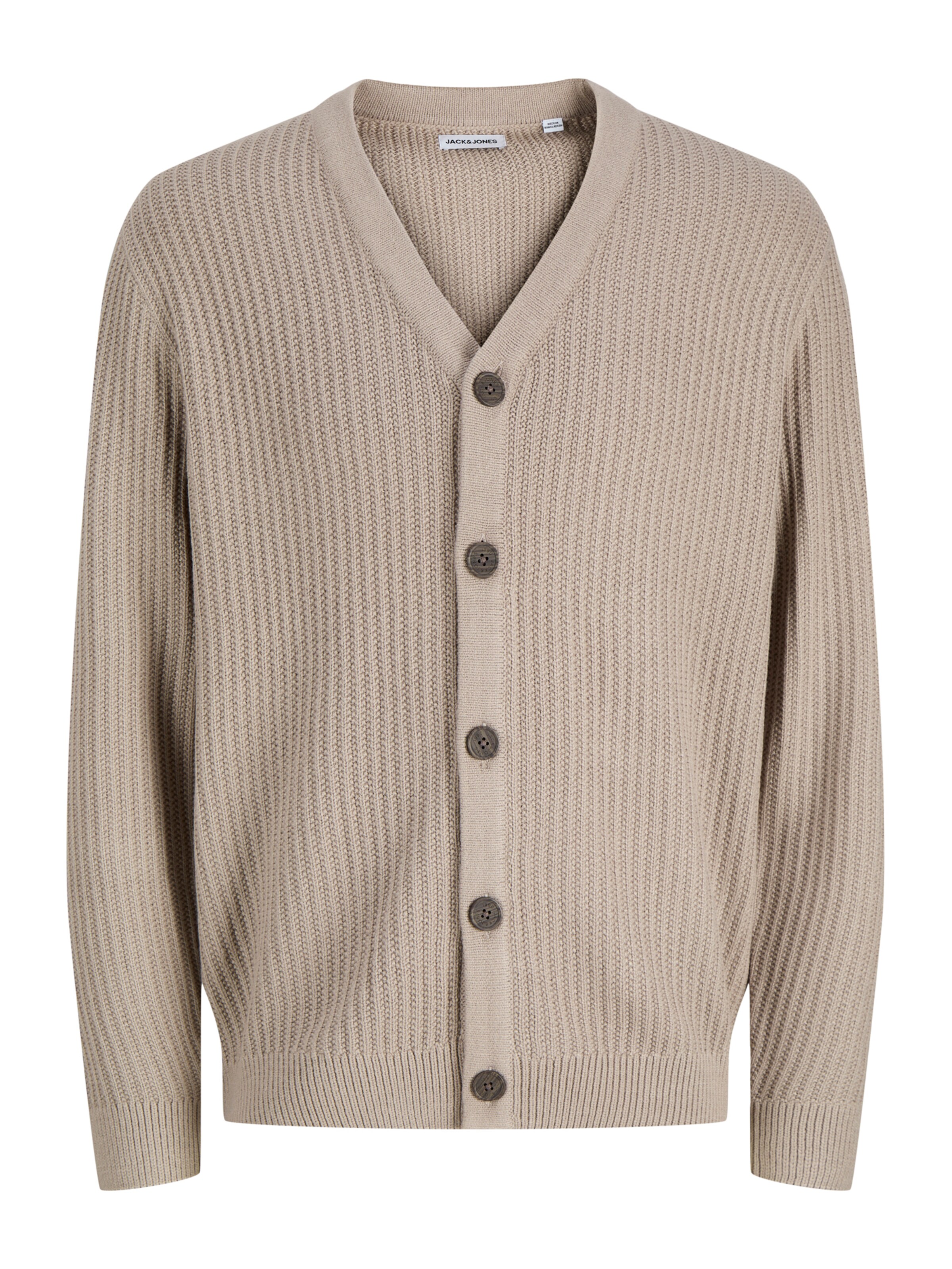 JACK & JONES - Cárdigan 'JJSAGE' en beige: frente