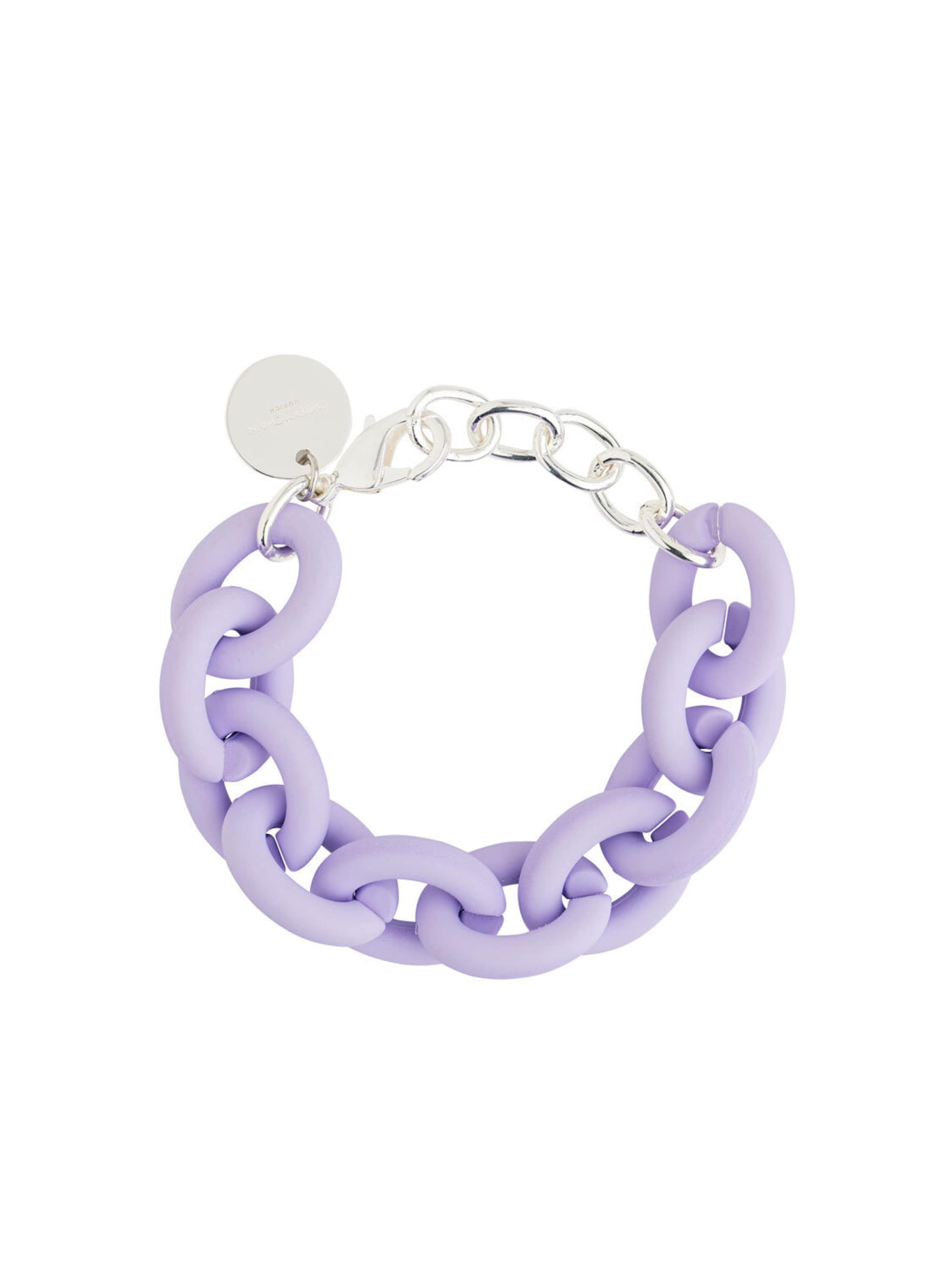 Cheeky Chain Munich Bracelet 'Chunky Soft' in Purple: front