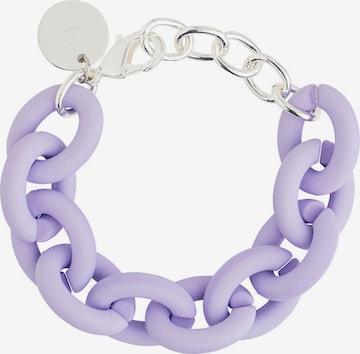 Cheeky Chain Munich Armband 'Chunky Soft' in Lila: Vorderseite