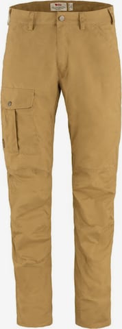 Fjällräven Regular Workout Pants 'Nils' in Beige: front