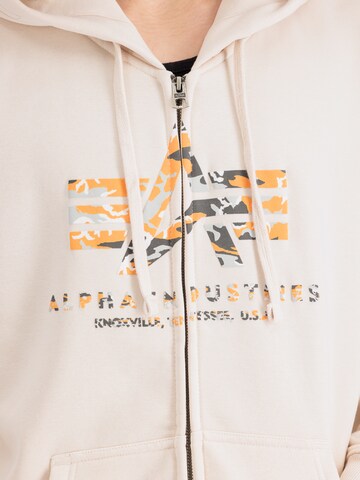 ALPHA INDUSTRIES Sweatshirt i hvid