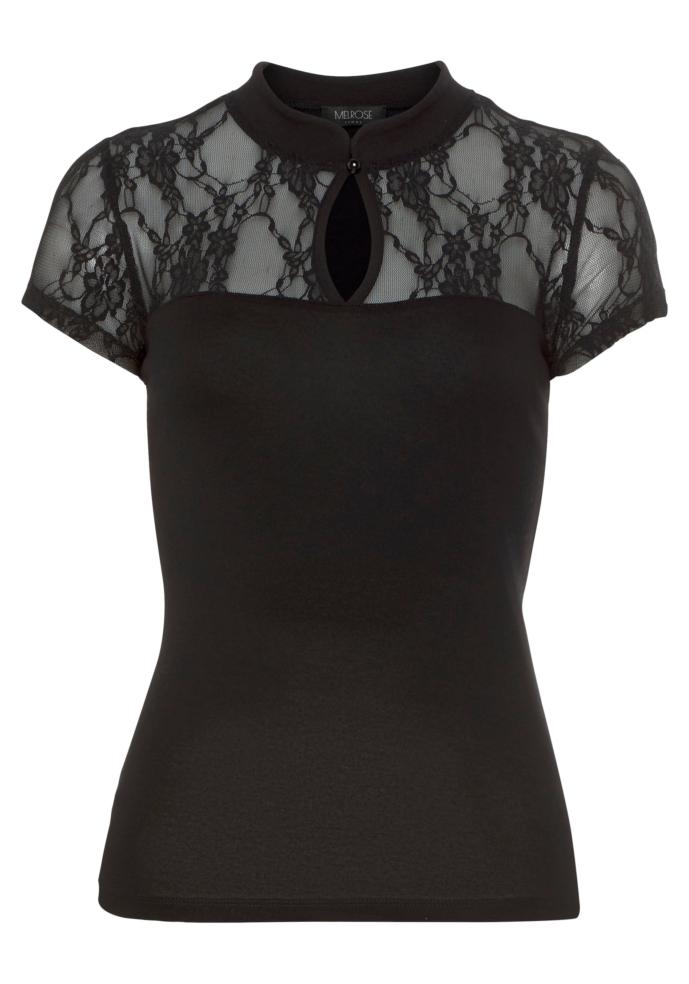 MELROSE Shirt in Black: front