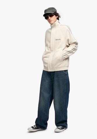 Veste de survêtement 'Bench X Superdry & Co' BENCH en blanc