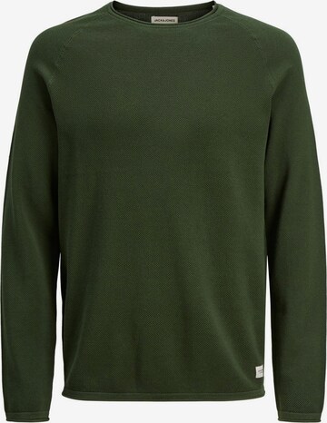 JACK & JONES Regular Fit Pullover 'Hill' in Grün: predná strana