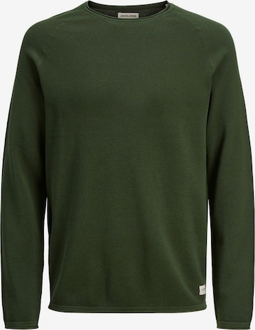 JACK & JONES Sweater 'Hill' in Green: front