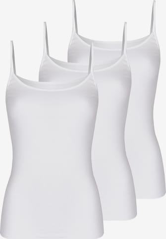 Nina von C. Unterhemd 'Fine Cotton' in Weiß: Vorderseite