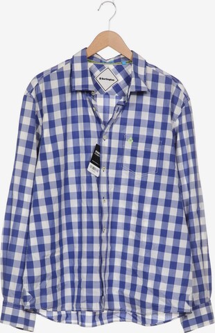 BURLINGTON Button Up Shirt in XXXL in Blue: front