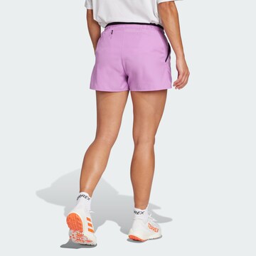 ADIDAS TERREX Regular Sportbroek in Lila