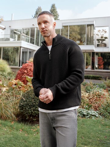DAN FOX APPAREL Свитер 'Essential' в Черный