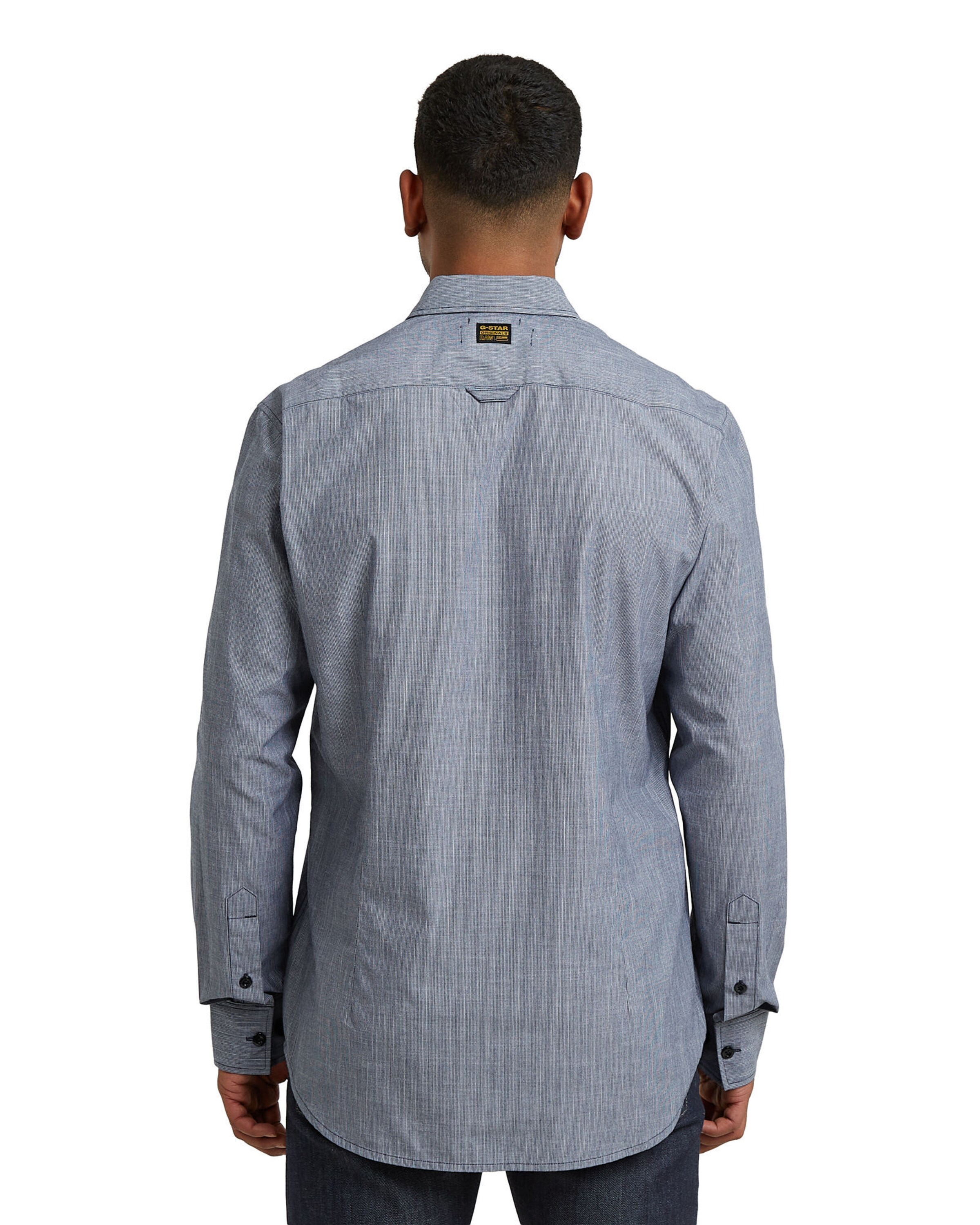 G-STAR Slim fit Overhemd 'Bristum 2.0 Slim Shirt' in Blauw