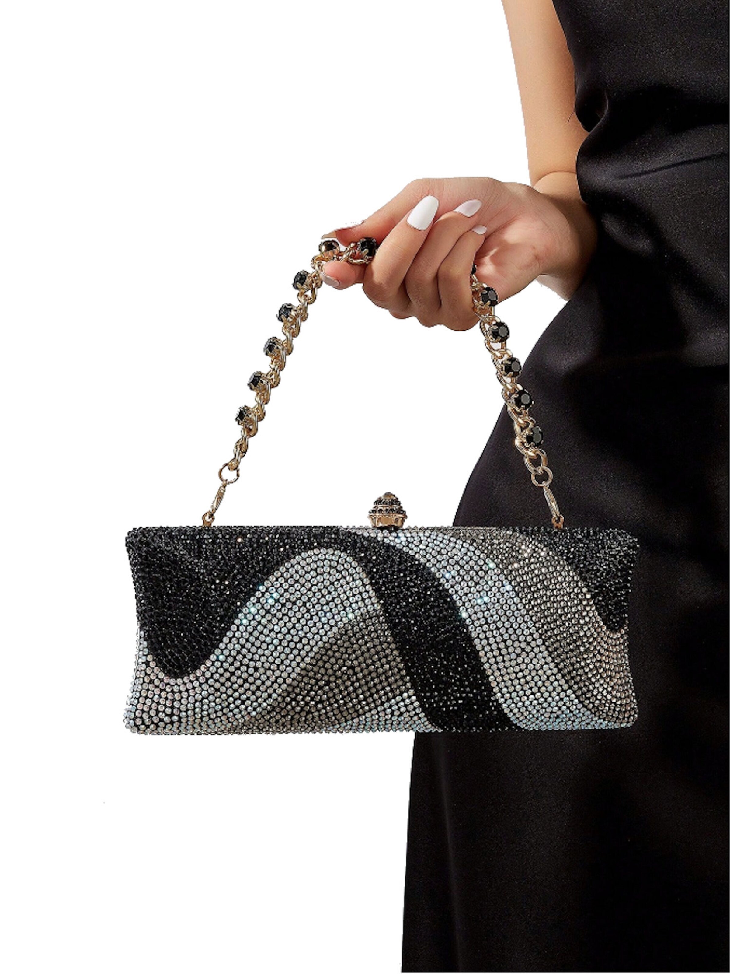 Tomshop24-7 Clutch 'Margo' in Black