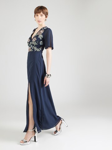 Maya Deluxe Evening Dress in Blue