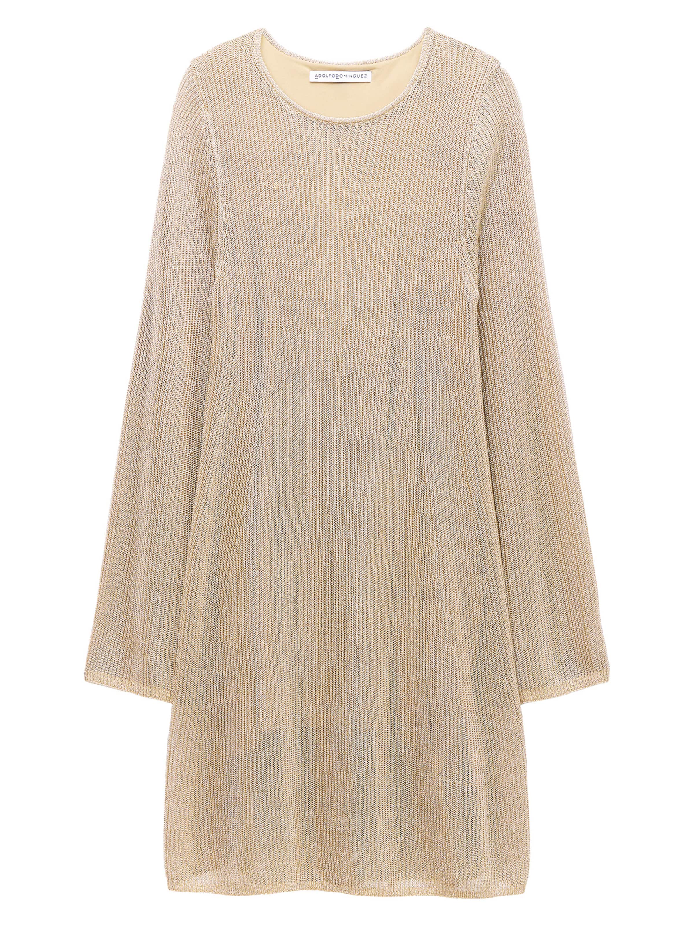 Adolfo Dominguez Dress in Gold: front