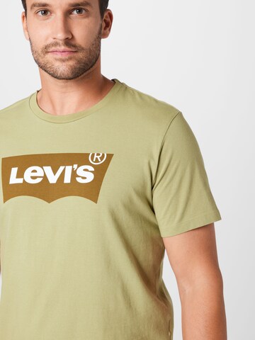 LEVI'S ® Обычный Футболка 'Graphic Crewneck Tee' в Зеленый